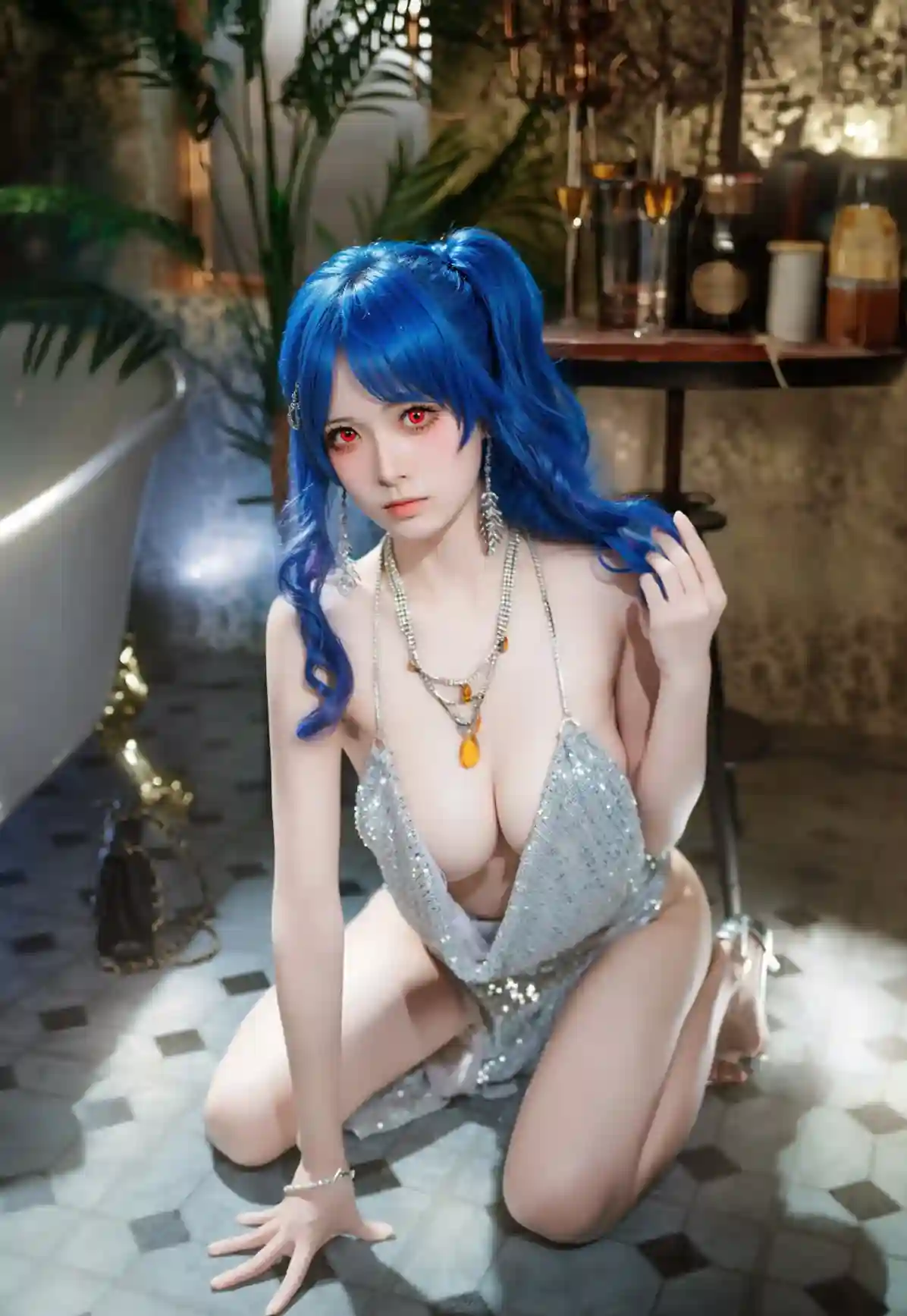 动漫博主@九柒喵甜美可爱颜值女神COS写真合集