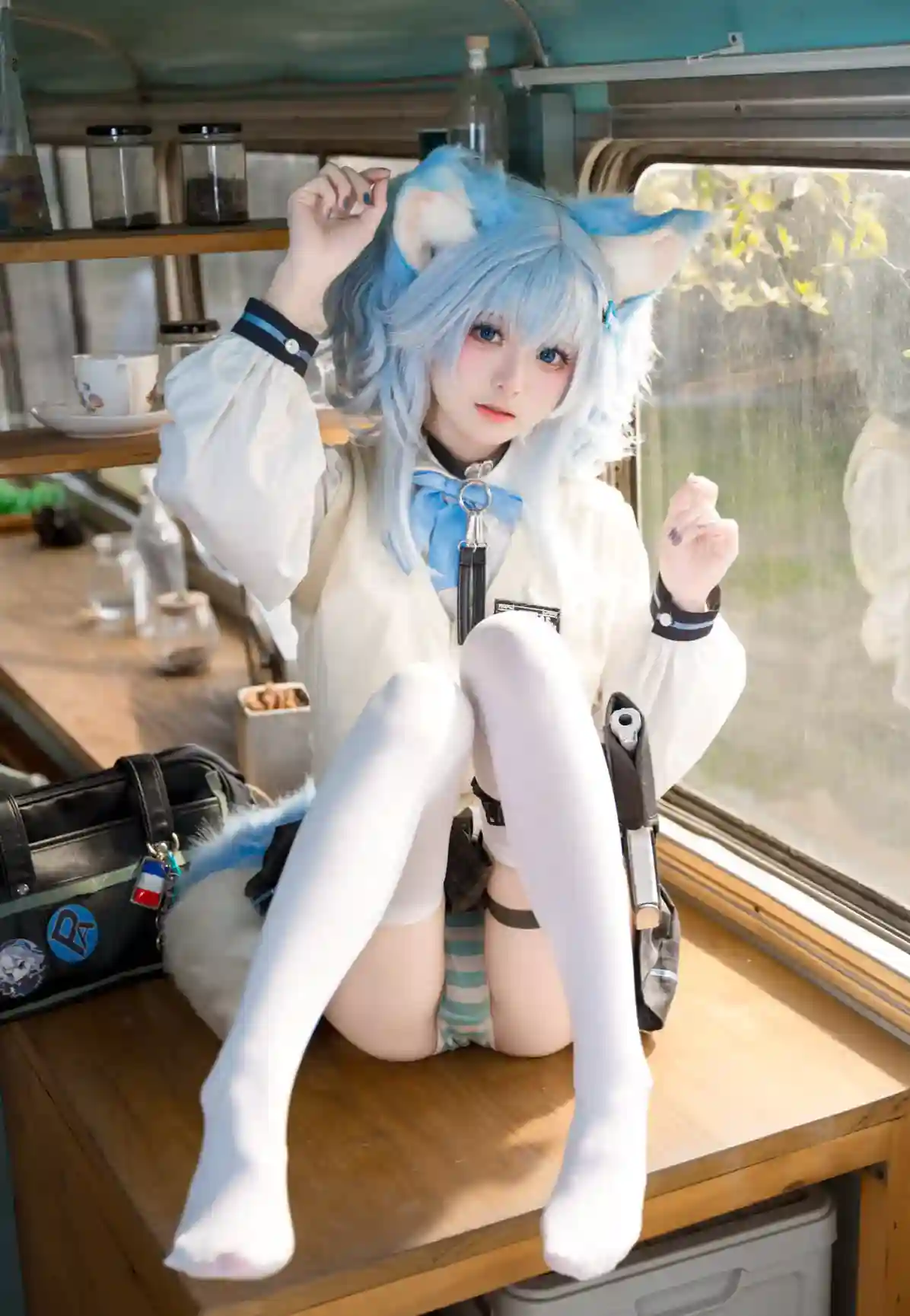 动漫博主@九柒喵甜美可爱颜值女神COS写真合集